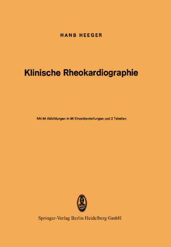 Klinische Rheokardiographie