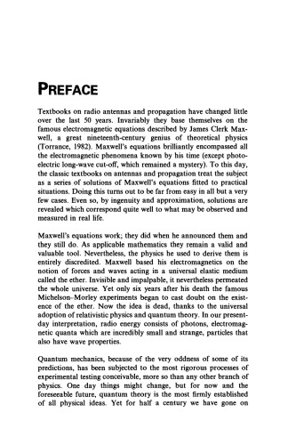 Radio Antennas and Propagation