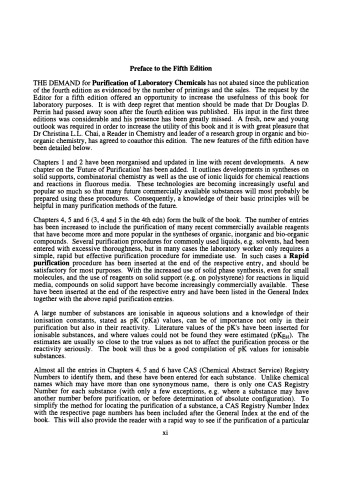 Purification of Laboratory Chemicals