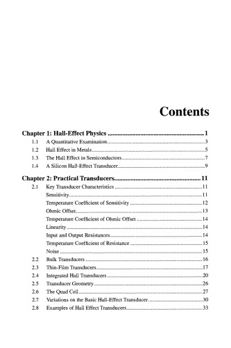 Hall-Effect Sensors. Theory and Applications