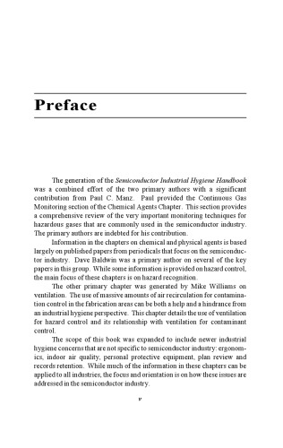 Semiconductor Industrial Hygiene Handbook. Monitoring, Ventilation, Equipment and Ergonomics