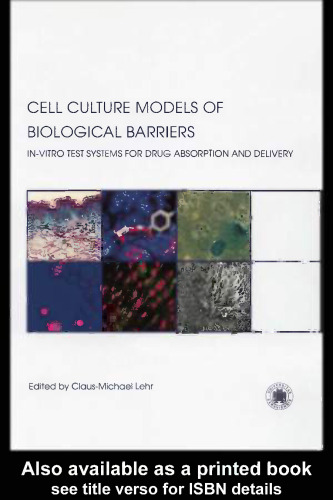 Cell Culture Models of Biological Barriers : In vitro Test