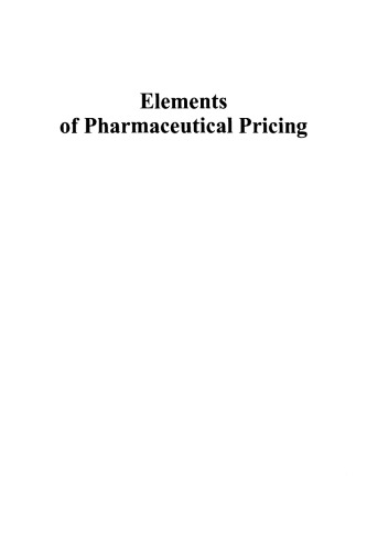 Elements of pharmaceutical pricing