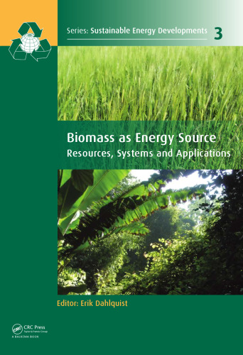 Biomass as energy source: resources, systems and applications