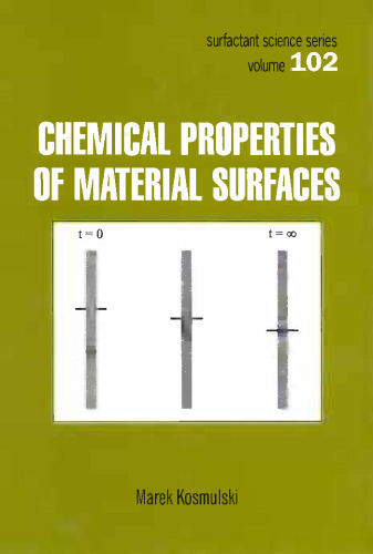 Chemical properties of material surfaces