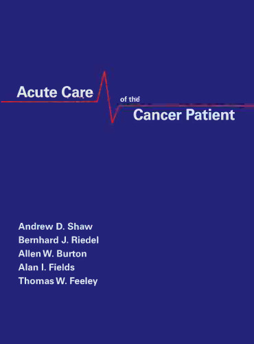 Acute care of the cancer patient