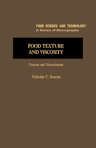 Food texture and viscosity: concept and measurement