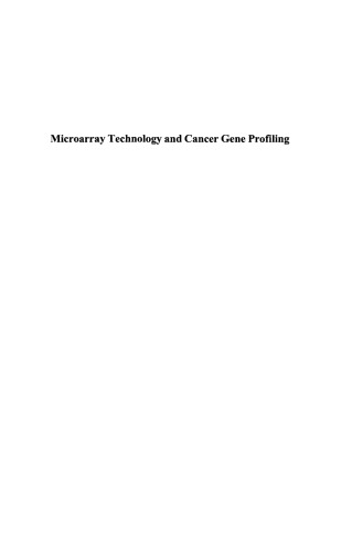 Microarray Technology and Cancer Gene Profiling