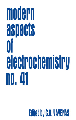 Modern Aspects Of Electrochemistry