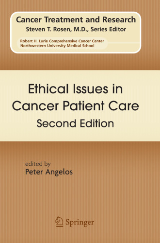 Ethical Issues in Cancer Patient Care Second Edition