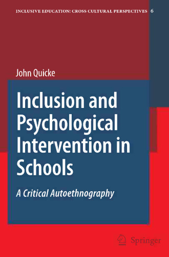 Inclusion and Psychological Intervention in Schools: A Critical Autoethnography