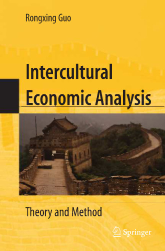 Intercultural Economic Analysis: Theory and Method