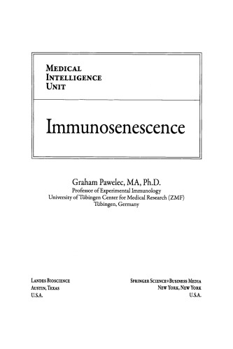 Immunosenescence