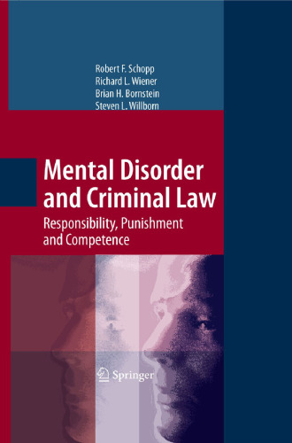 Mental Disorder and Criminal Law: Responsibility, Punishment and Competence