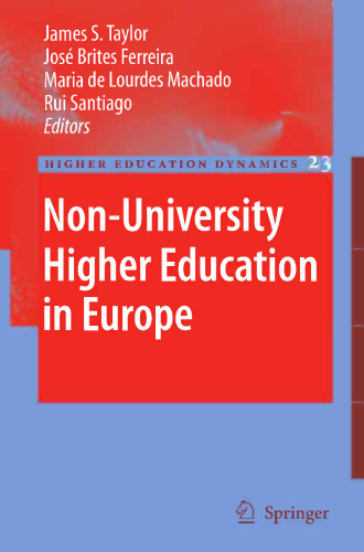 Non-University Higher Education in Europe