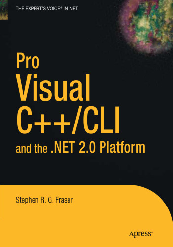 Pro Visual C++/CLI and the .NET 2.0 Platform