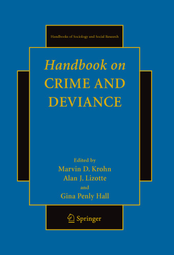 Handbook on Crime and Deviance