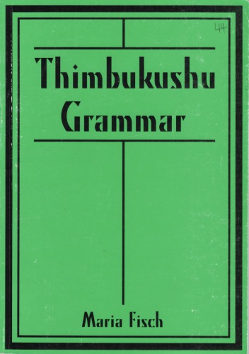 Thimbukushu grammar