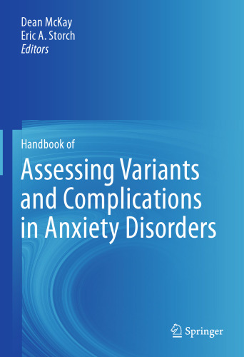 Handbook of Assessing Variants and Complications in Anxiety Disorders