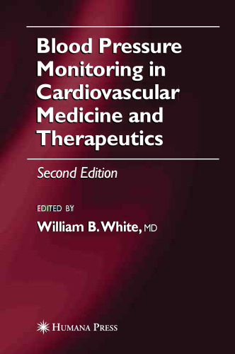 Blood Pressure Monitoring in Cardiovascular Medicine and Therapeutics