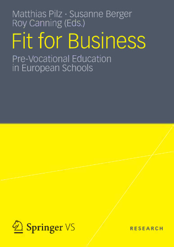 Fit for Business: Pre-Vocational Education in European Schools