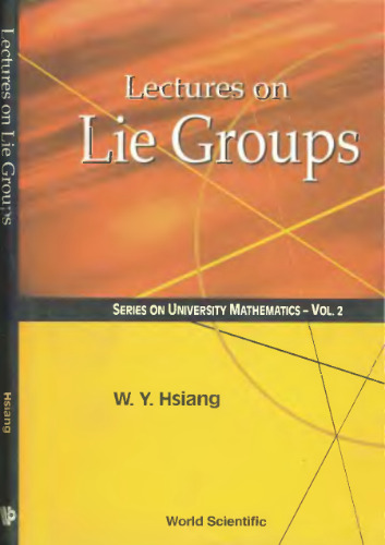 Lectures on Lie groups