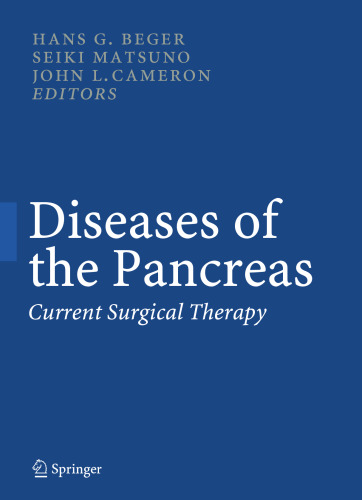 Diseases of the Pancreas: Current Surgical Therapy