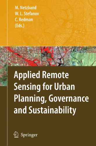 Applied Remote Sensing for Urban Planning, Governance and Sustainability