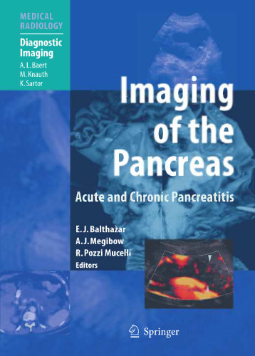 Imaging of the Pancreas: Acute and Chronic Pancreatitis