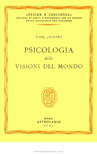 Psicologia delle visioni del mondo