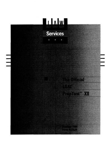 LSAT PrepTest 12