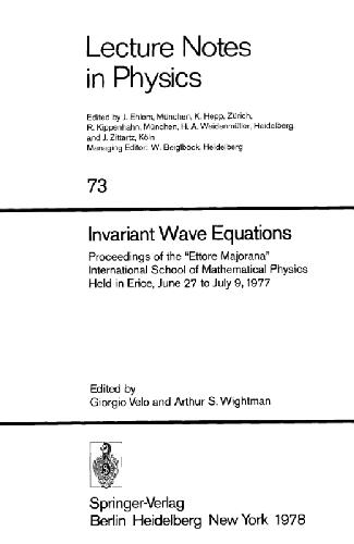 Invariant wave equations. Proc. Erice