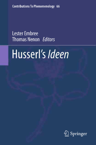 Husserl’s Ideen