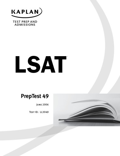 LSAT PrepTest 49