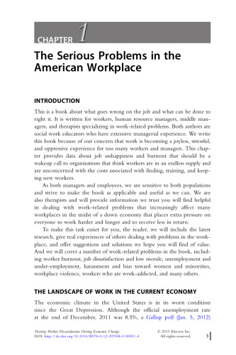 Treating Worker Dissatisfaction During Economic Change