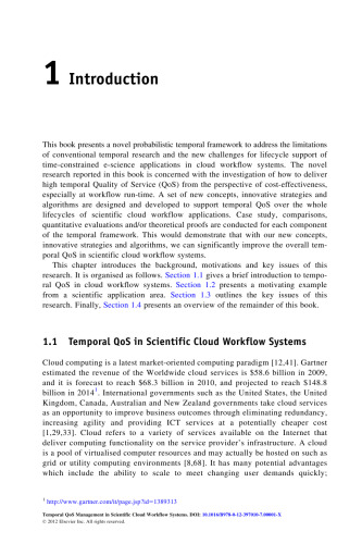 Temporal QOS Management in Scientific Cloud Workflow Systems