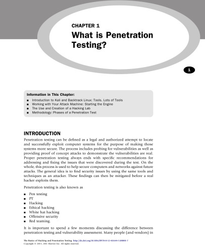 The Basics of Hacking and Penetration Testing. Ethical Hacking and Penetration Testing Made Easy