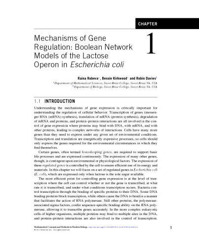 Mathematical Concepts and Methods in Modern Biology. Using Modern Discrete Models