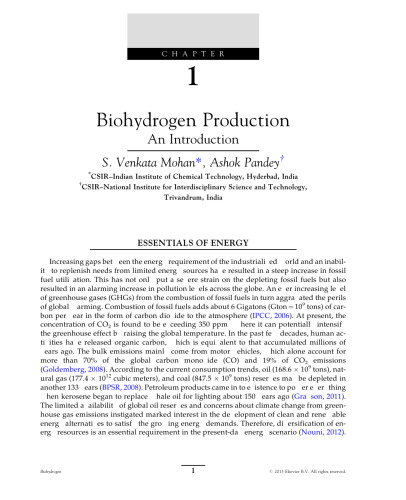 Biohydrogen