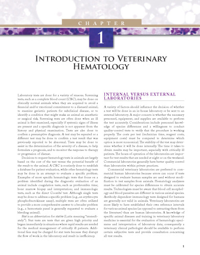 Veterinary Hematology. A Diagnostic Guide and Color Atlas