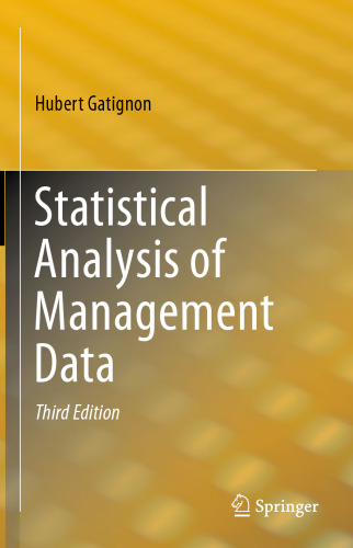 Statistical Analysis of Management Data