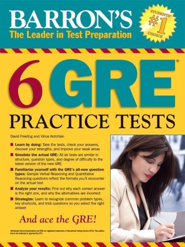 Barron's 6 GRE Practice Tests