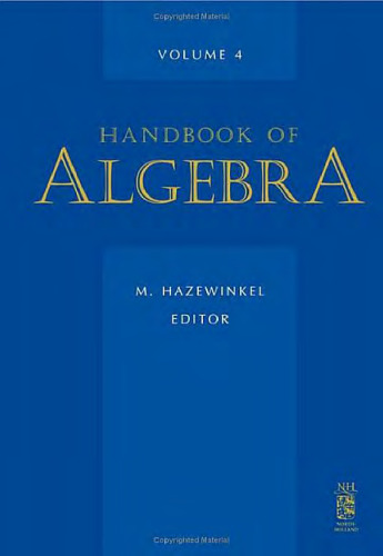 Handbook of algebra