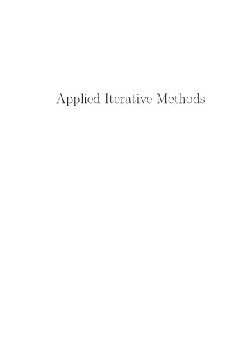 Applied iterative methods