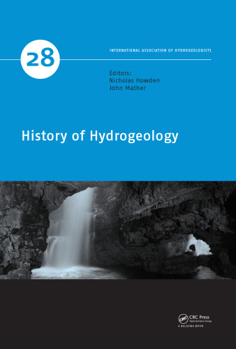 History of Hydrogeology