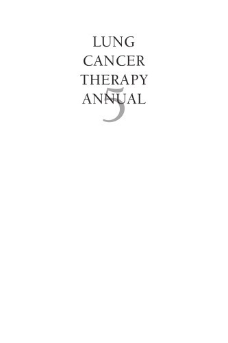 Lung cancer therapy annual 5