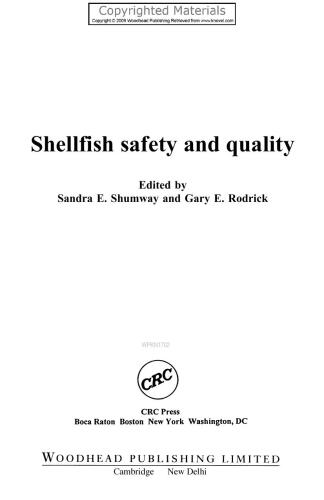 Shellfish safety and quality