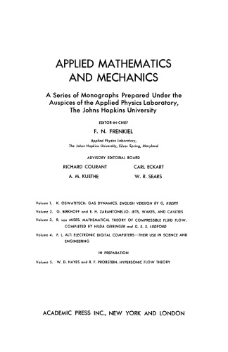 Electronic Digital Computers: Their Use in Science and Engineering