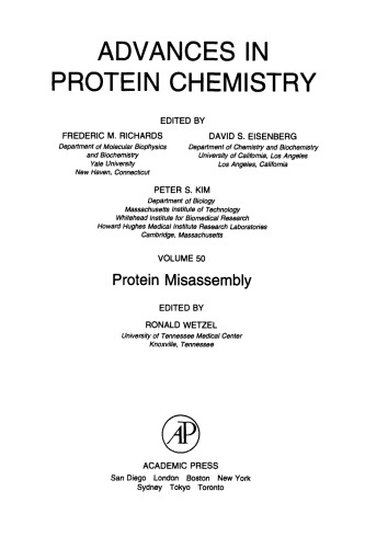 Protein Misassembly