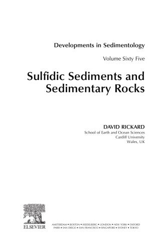 Sulfidic Sediments and Sedimentary Rocks